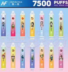 【 W倉 】INF拋棄式 7500口  鬼滅系列